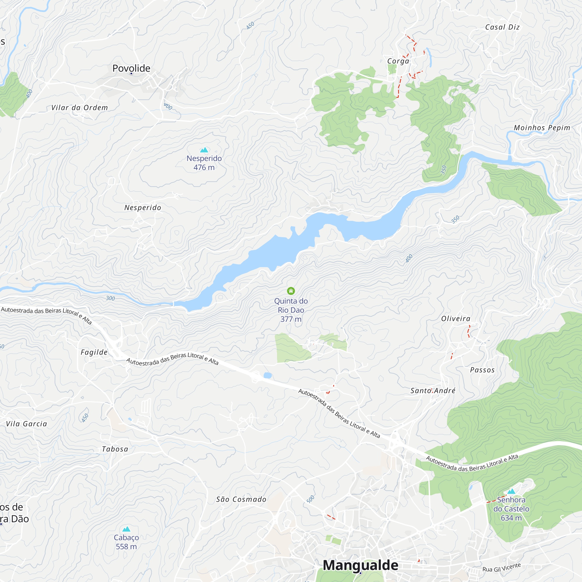 Quinta do Rio Dao map