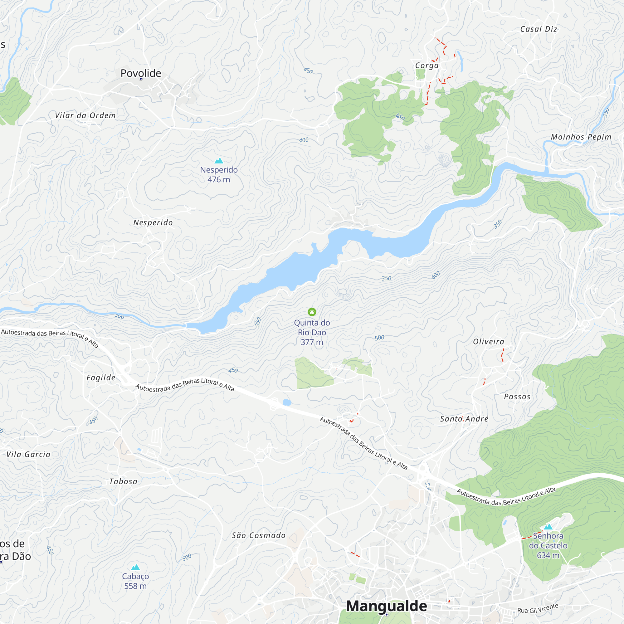 Quinta do Rio Dao map