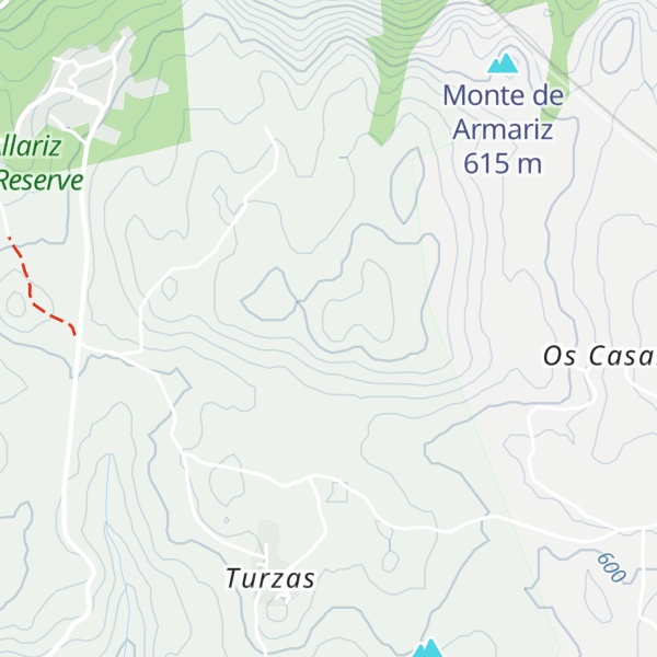 Map of Monte dos Canteiros