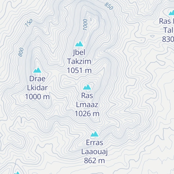 Map of Ras Lmaaz