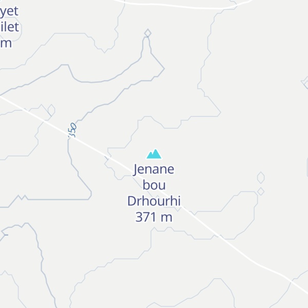 Map of Jenane bou Drhourhi