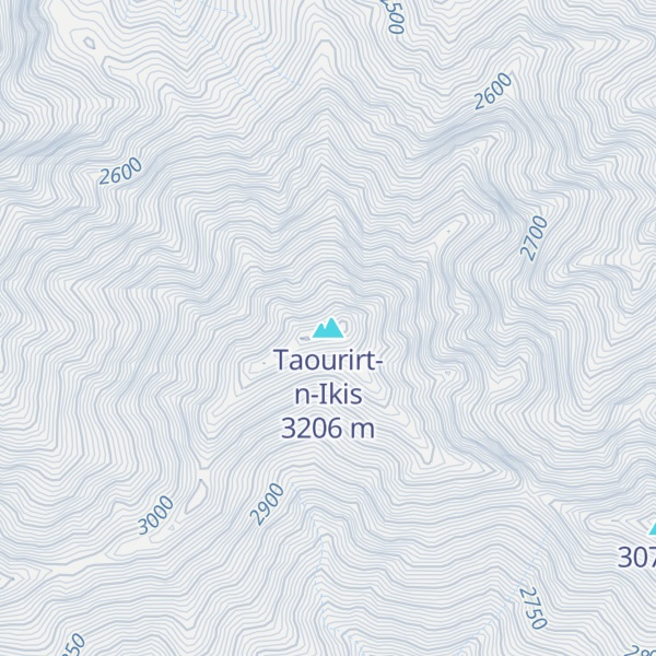 Map of Taourirt-n-Ikis