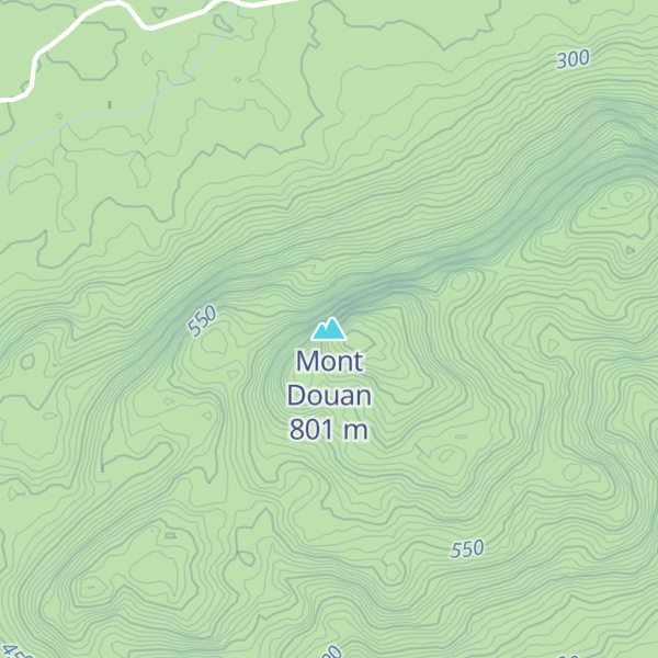 Map of Mont Douan