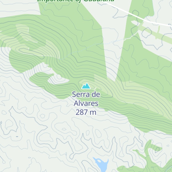 Map of Serra de Alvares
