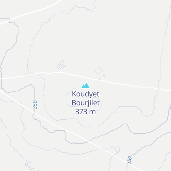 Map of Koudyet Bourjilet