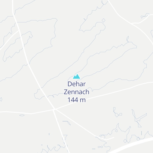 Map of Dehar Zennach