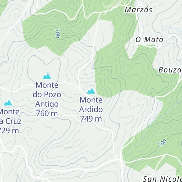 Map of Monte Ardido