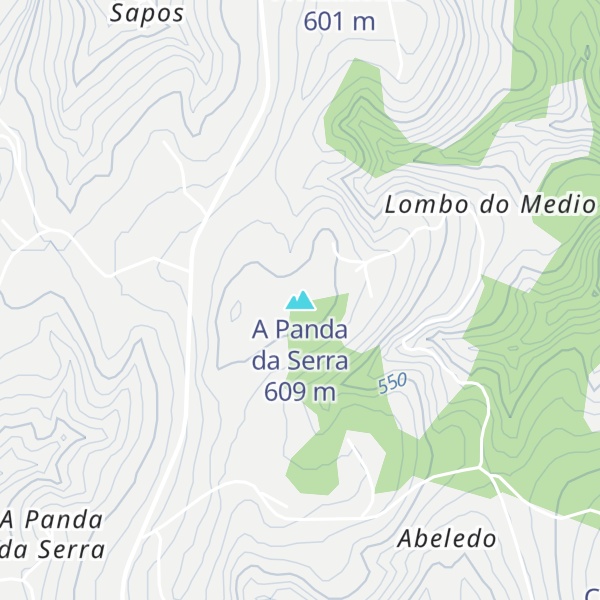 Map of A Panda da Serra