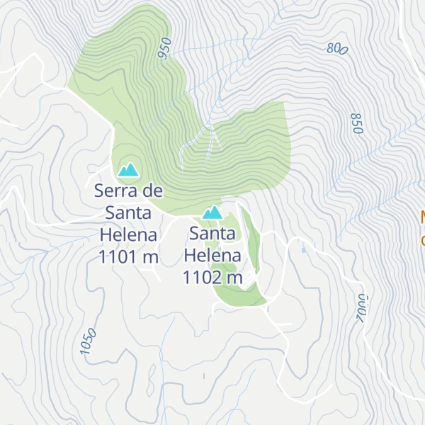 Map of Santa Helena