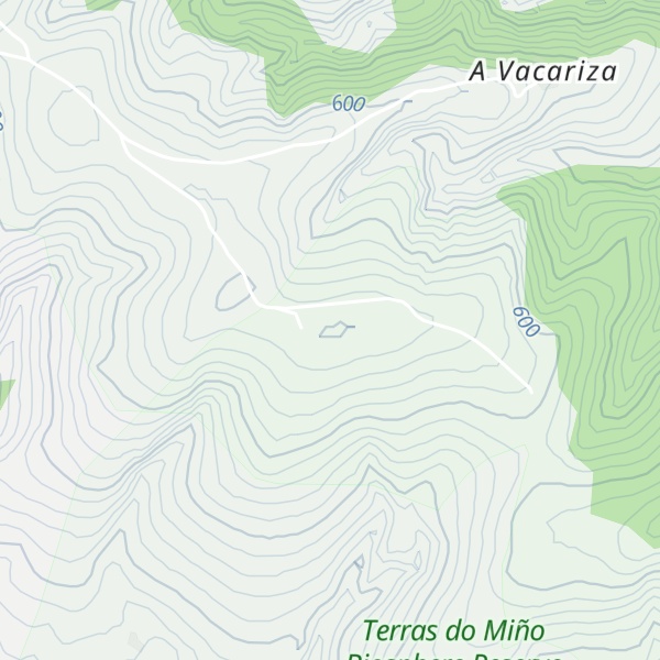 Map of Montes de Cauce Ancho
