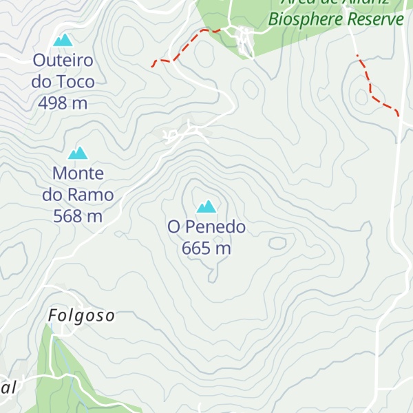 Map of O Penedo