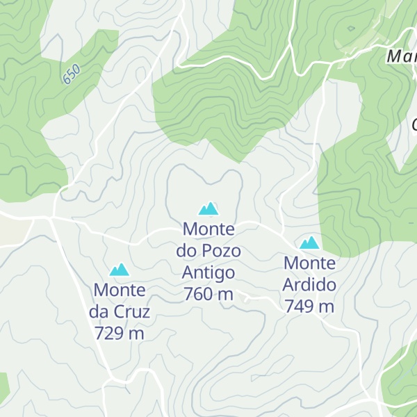 Map of Monte do Pozo Antigo