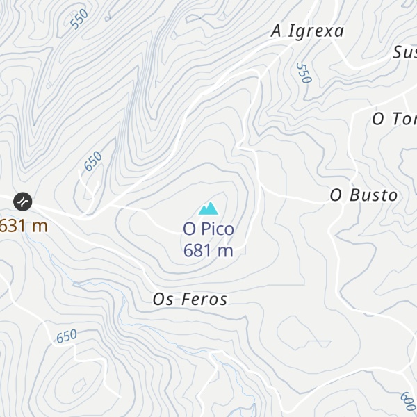 Map of O Pico