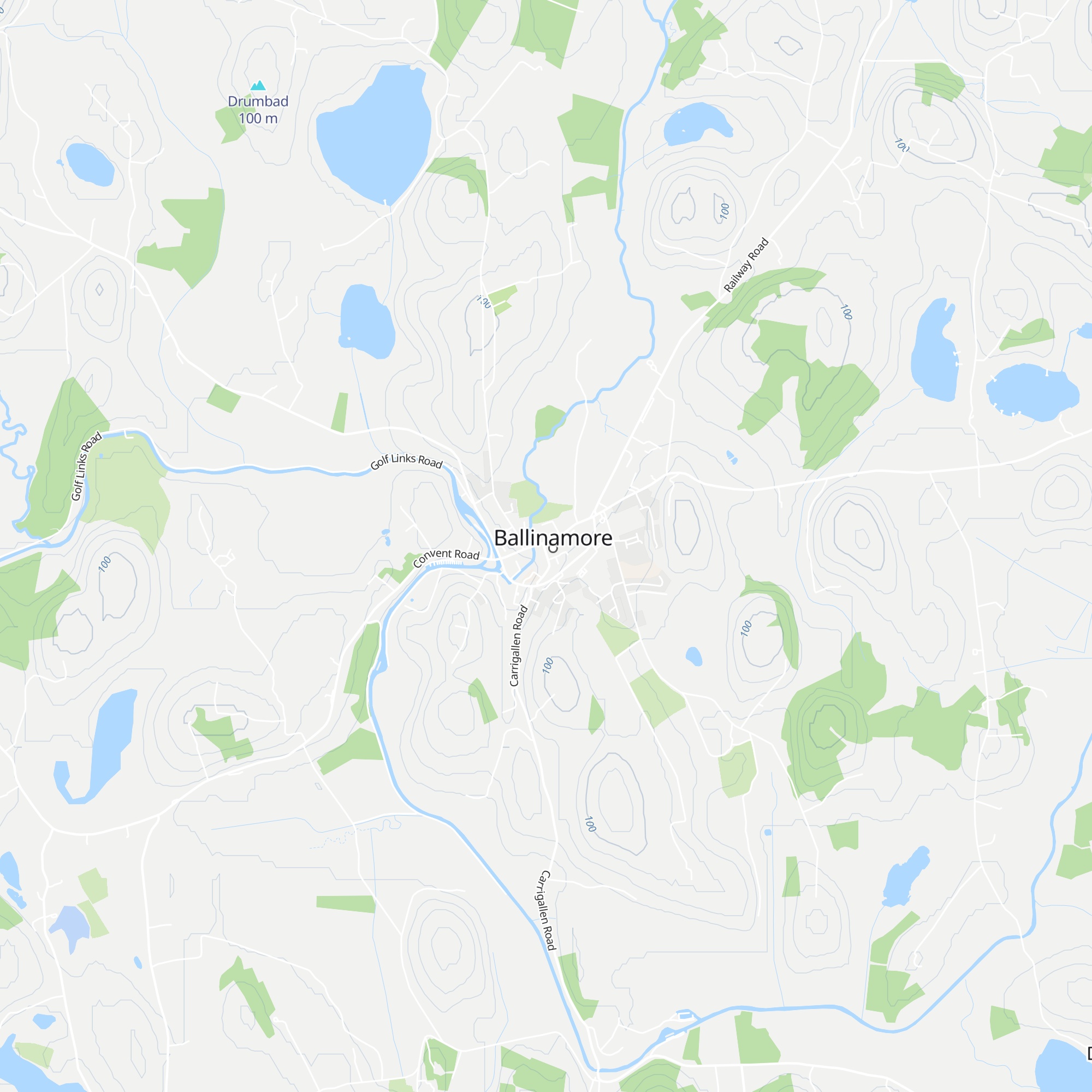 Ballinamore Tourism Office map