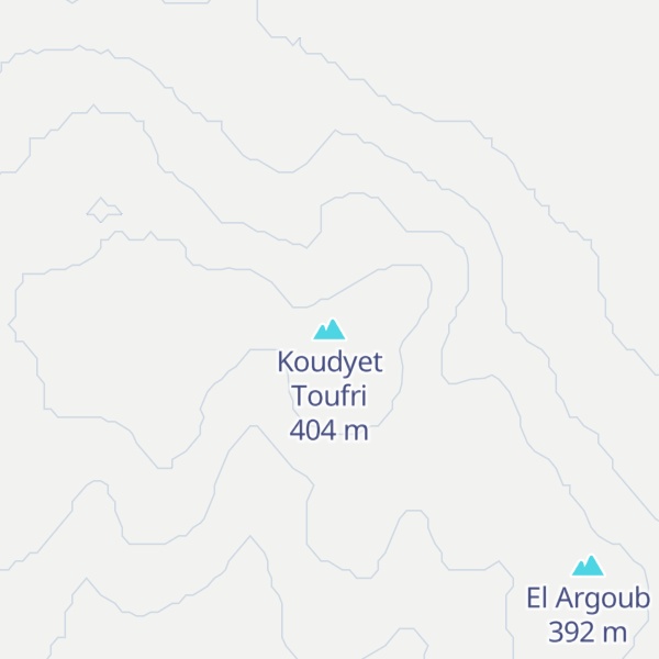 Map of Koudyet Toufri