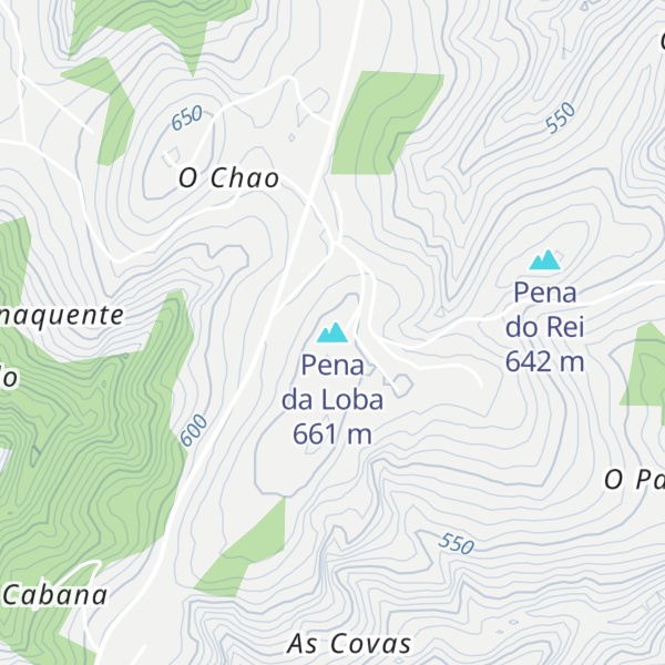 Map of Pena da Loba