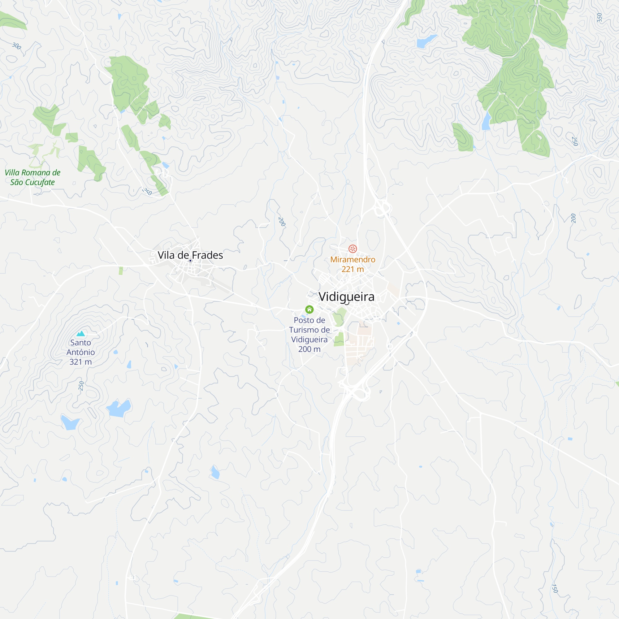 Posto de Turismo de Vidigueira map