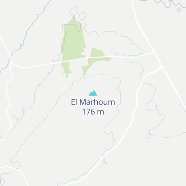 Map of El Marhoum