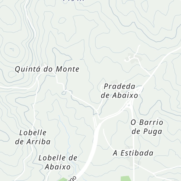 Map of Monte Calvo