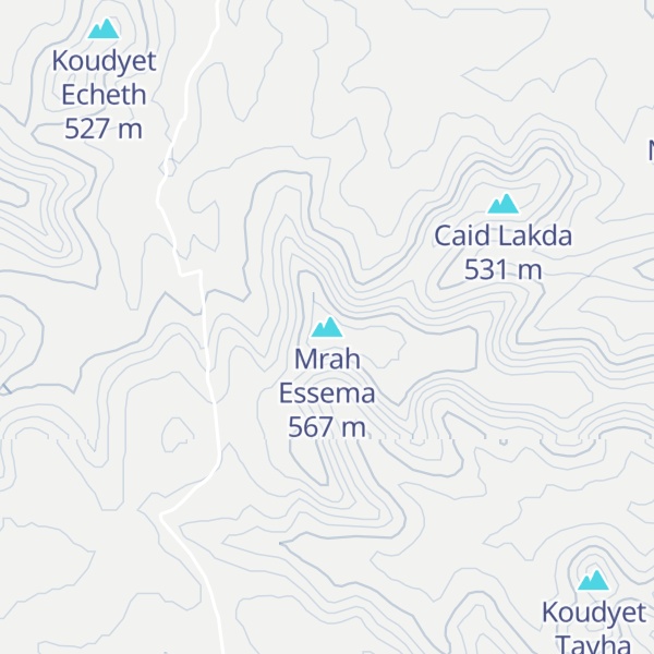 Map of Mrah Essema
