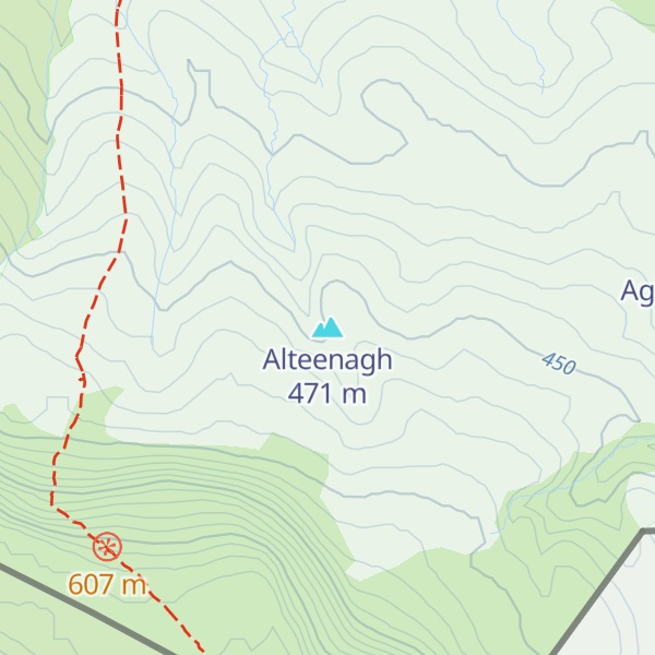 Map of Alteenagh