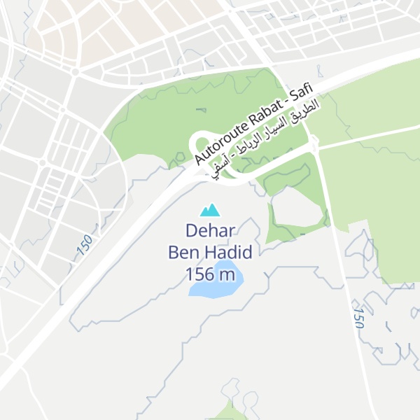Map of Dehar Ben Hadid