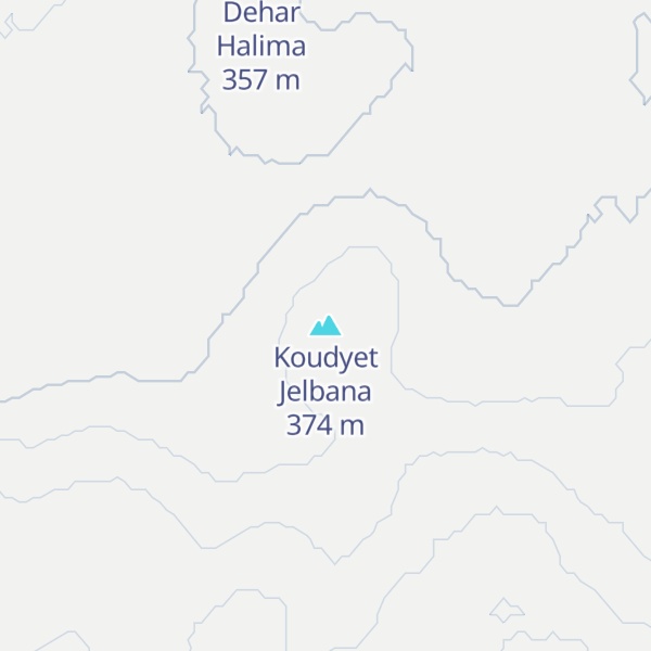 Map of Koudyet Jelbana
