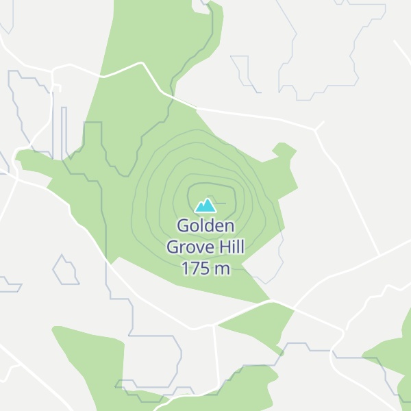 Map of Golden Grove Hill
