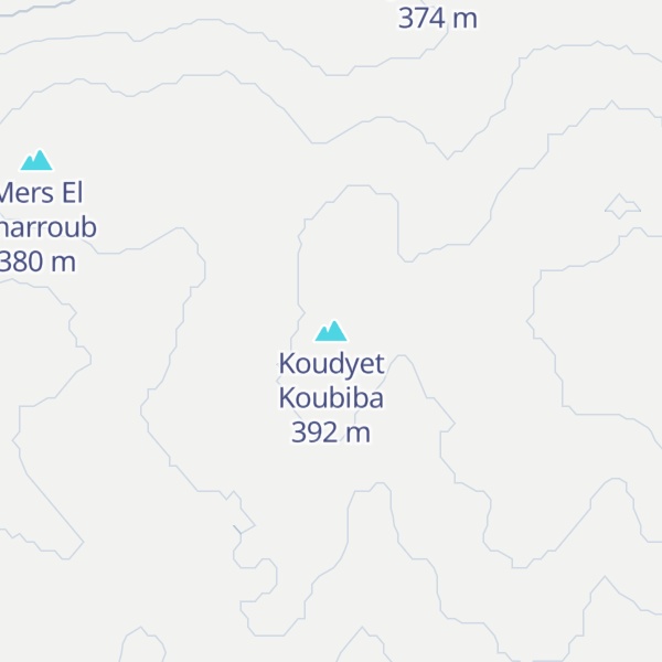 Map of Koudyet Koubiba
