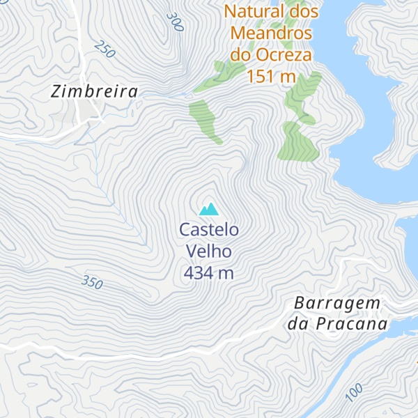 Map of Castelo Velho