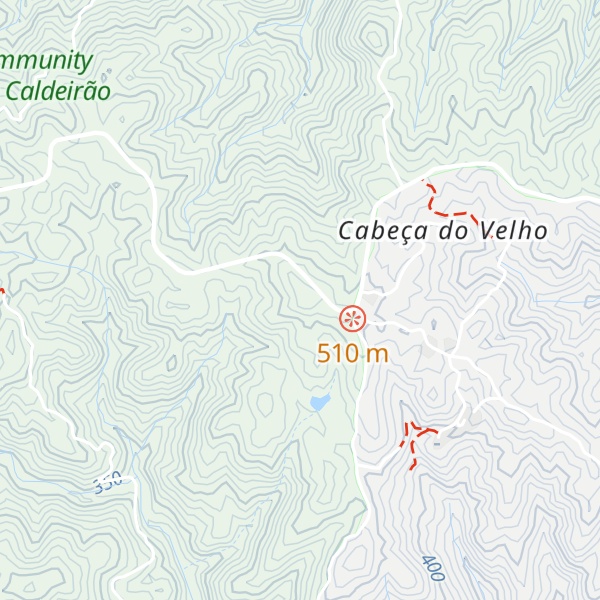 Map of Cabeça do Velho