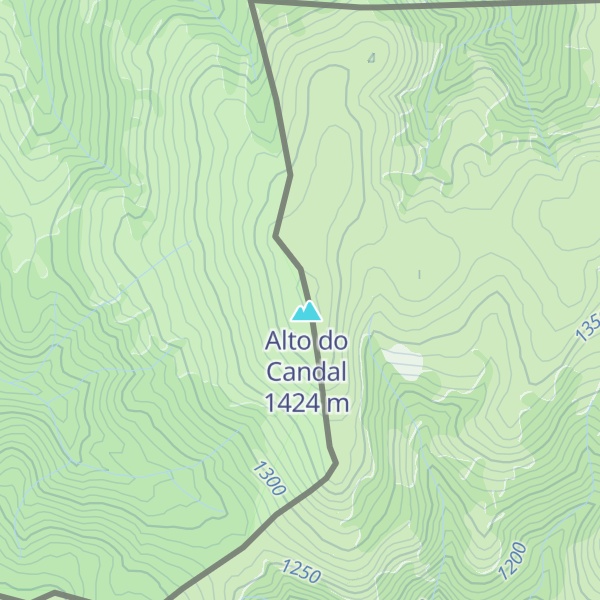Map of Cabeço do Vidoeiro