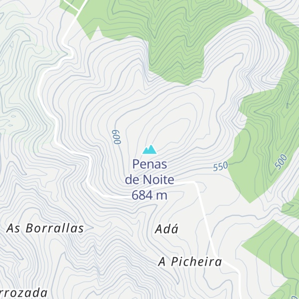 Map of Penas de Noite