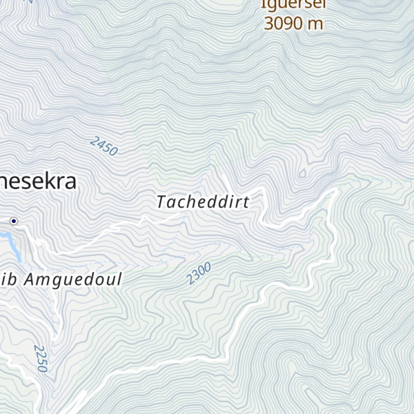 Map of Gîte Likemte Elhoucin