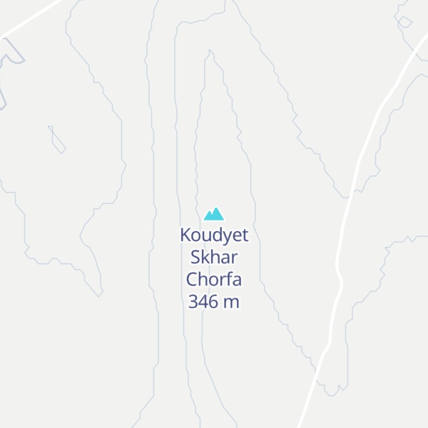 Map of Koudyet Skhar Chorfa