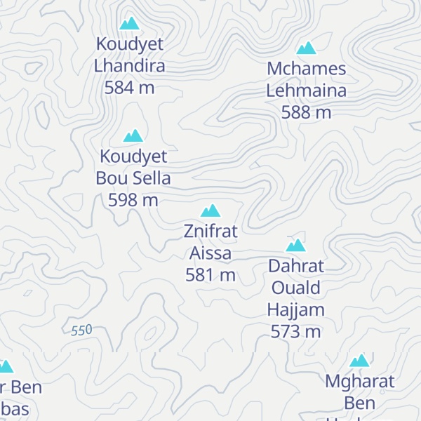 Map of Znifrat Aissa