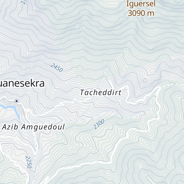 Map of Ruins de Refuge de Tacheddirt