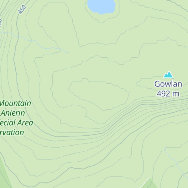 Map of Benbrack