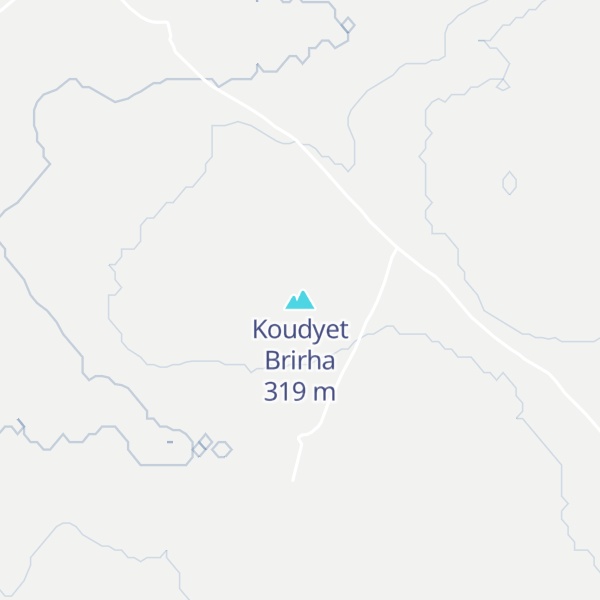 Map of Koudyet Brirha