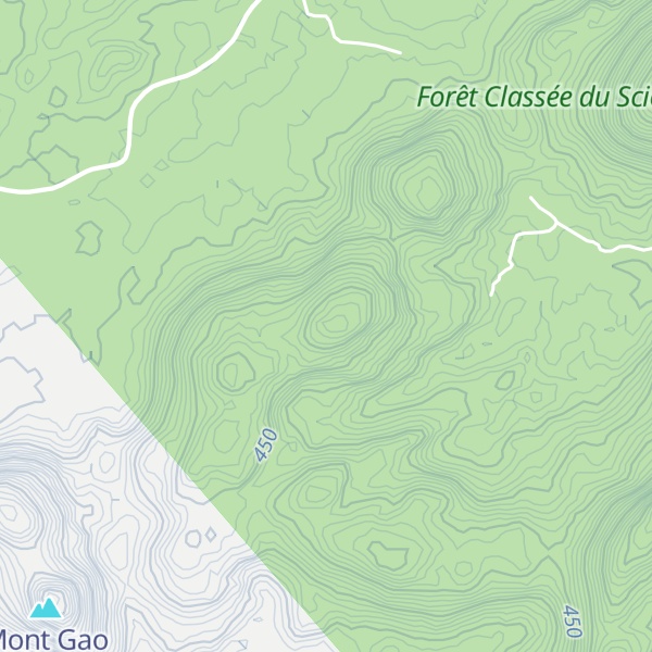 Map of Mont Guettro