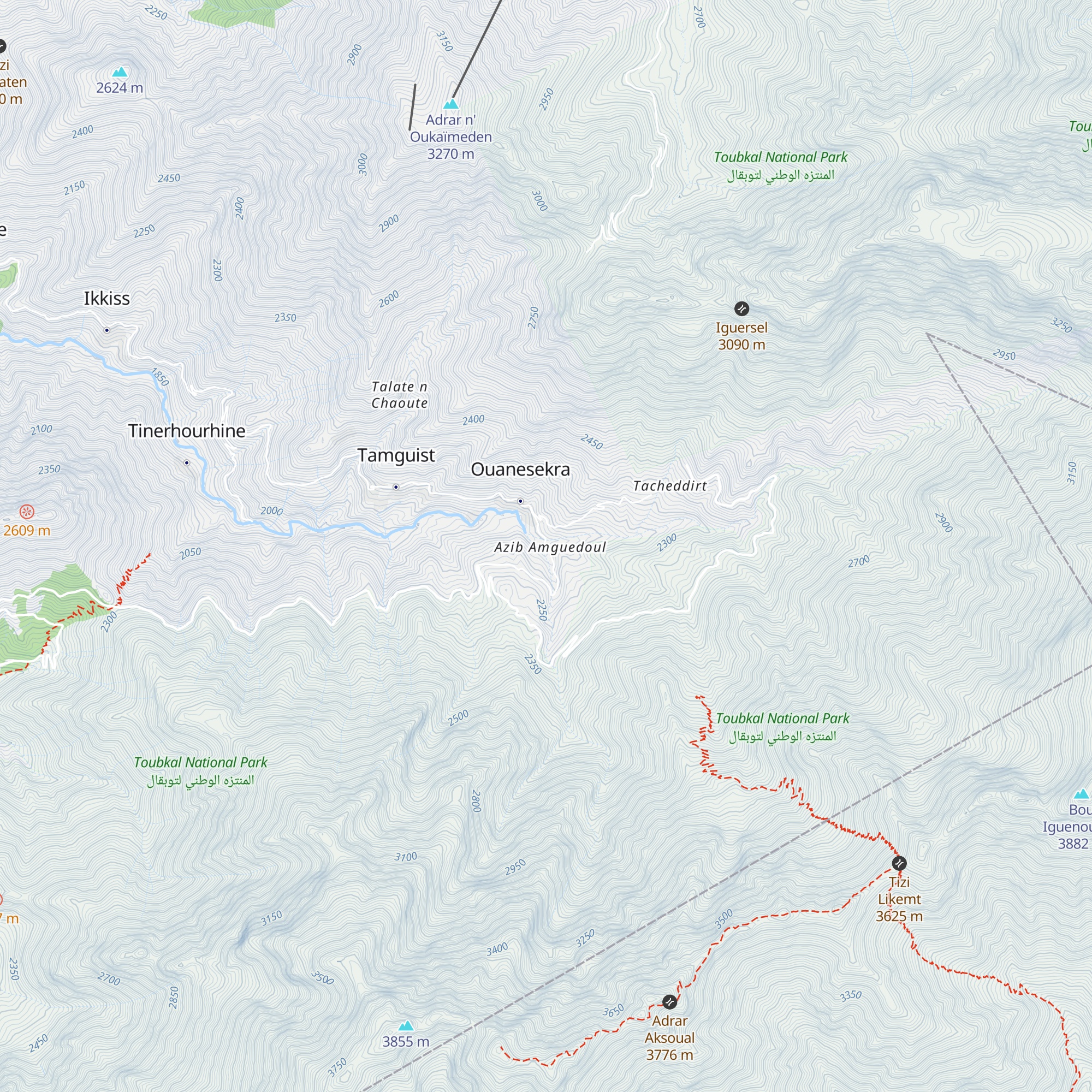 Gite entre les vallées map