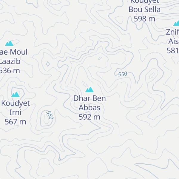 Map of Dhar Ben Abbas