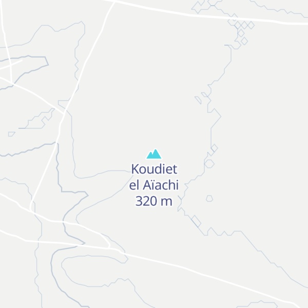 Map of Koudiet el Aïachi