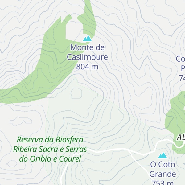 Map of Pena do Corno