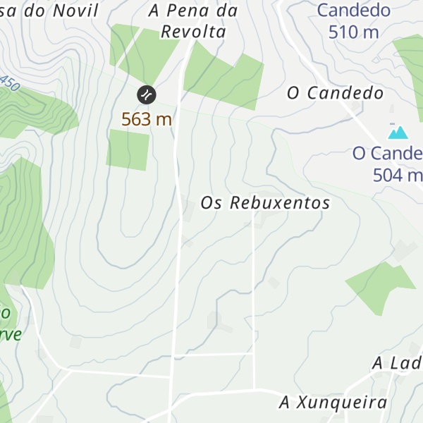 Map of Monte de Riba do Campo