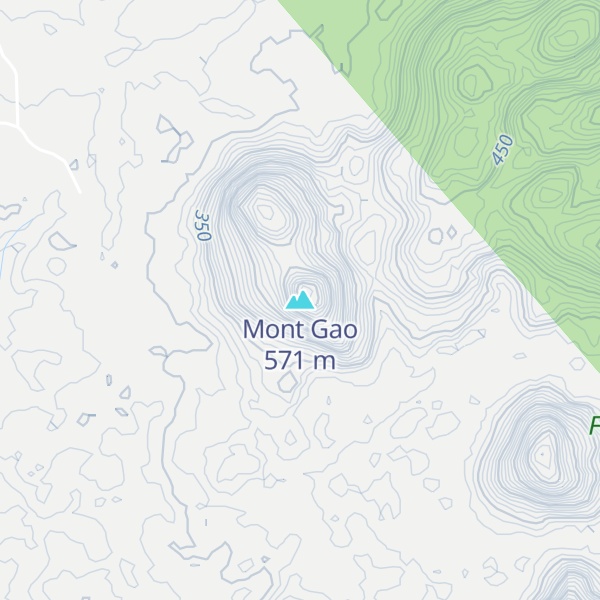 Map of Mont Gao