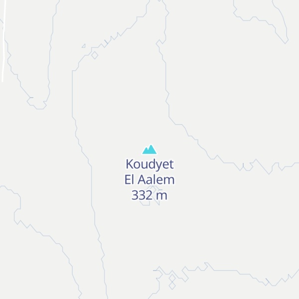 Map of Koudyet El Aalem