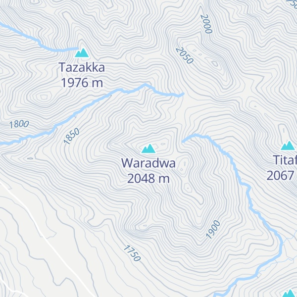 Map of Waradwa