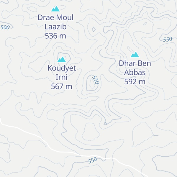Map of Nah Lhallouf