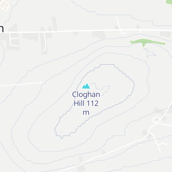 Map of Cloghan Hill